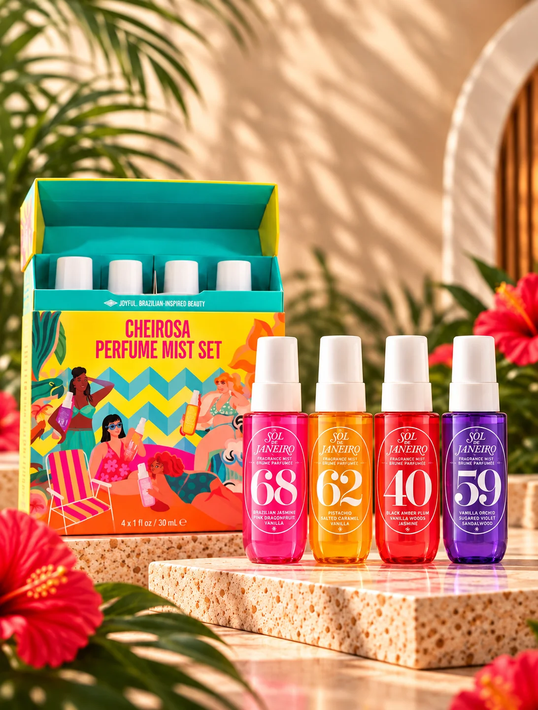 Sol de Janeiro Ipanema Sunrise Cheirosa Perfume Mist Set – 4 × 30 ml — photo 3